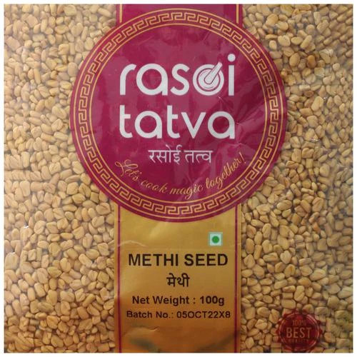 RASOI TATVA Methi Seed - 100percent Natural, 100 g-4.webp